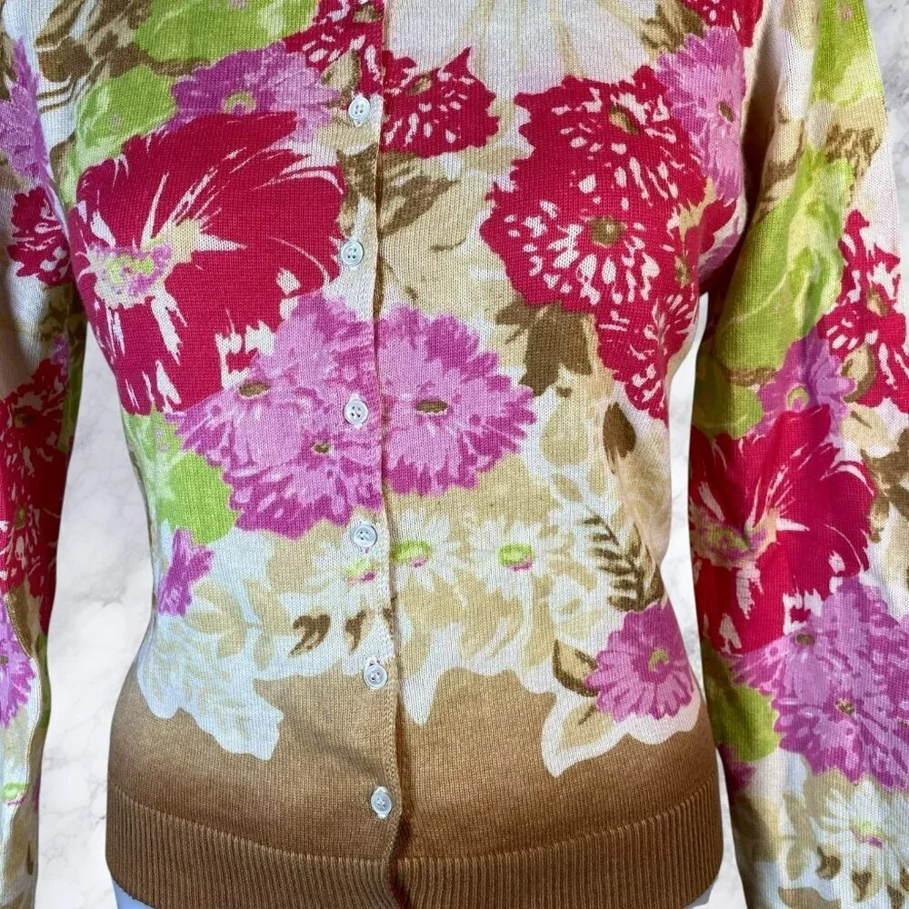 Lucky Brand Floral Cardigan